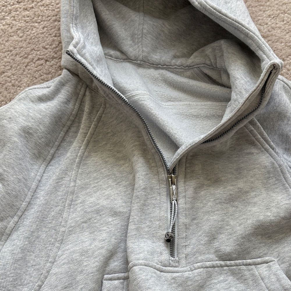 Lululemon Athletica Light Gray Hoodie - Picture 2 of 2